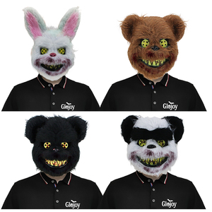 Masque d'horreur animalier effrayant pour Halloween, accessoire <span class=keywords><strong>de</strong></span> fête, accessoire <span class=keywords><strong>de</strong></span> farce, accessoire <span class=keywords><strong>de</strong></span> mascarade, personnalisable - Product Image 6