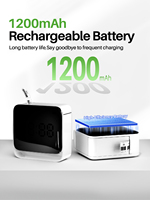 Imprimante d'étiquettes thermique portable intelligente Y12PRO 203dpi pour codes-barres, mini machine à autocollants, noir et blanc, en stock