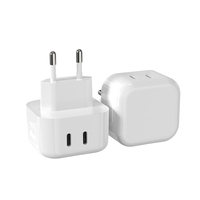 Nouvelle arrivée 2 ports PD 20W adaptateur secteur USB à charge rapide rapide 20W double adaptateur de chargeur mural rapide USBC Type C