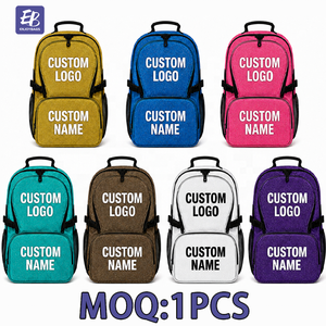 Bolsa de Cintura Personalizada com Strass Preto e Glitter com Logo da Equipe para Dança, Cheerleading, Clubes e Equipes Esportivas - Product Image 4