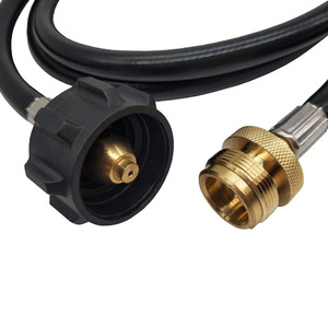 QCC Interface Gas Hose For 1lb To 20lb Propane Tank Conversion Camping <b>Stove</b> Use Brass Material Portable Design - Product Image 3