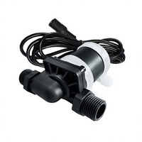 Pompe à eau sans balais en plastique 12V/24V CC, tête de surpression pour circulation d'eau de chauffage, 7 pouces, résistante aux hautes températures