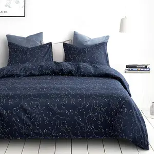 Türkische Bettlaken Bettwäsche warm gefärbte zu Hause verwendet gewichtete Decke Bett bezug Set