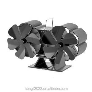 Ventilateur de poêle à bois amélioré, 12 pales, ventilateur de poêle alimenté, ventilateur de cheminée, efficacité accrue, accessoires de cheminée appropriés - Product Image 6