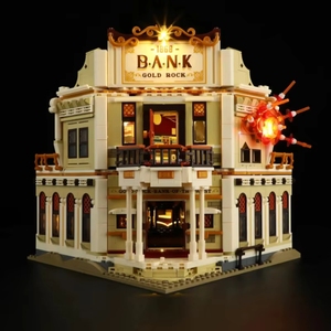 Lumibricks L9097 2025 Nuevo Modelo de Madera MOC West <span class=keywords><strong>Bank</strong></span>, Juguetes de Bricolaje, Escena de Calle, Regalo para Niños, Juego de Bloques de Construcción de 2875 Piezas - Product Image 3
