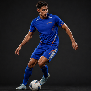 Maillot <span class=keywords><strong>de</strong></span> football personnalisé Pro Performance bleu cobalt à séchage rapide pour équipe - Product Image 3