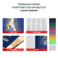 Carnet de Prières et Planificateur Biblique à Couverture Rigide avec Film de Laminage pour une Durabilité Accrue – Édition Cartonnée pour l'Apprentissage Précoce des Enfants