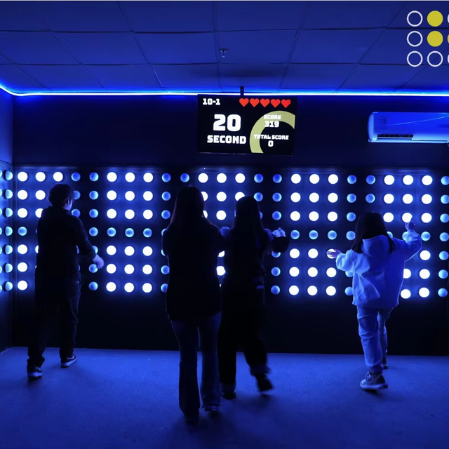 Popular Reaction Game Activate Interactive Wall Teamwork Led Light Active Climb Sport Center Escape Room