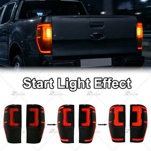 Feu arrière LED d'usine avec effet <span class=keywords><strong>de</strong></span> lumière <span class=keywords><strong>de</strong></span> démarrage froid pour Ranger T6 T7 T8 RAPTOR Système d'éclairage automobile Cadre noir - Product Image 3