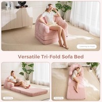 Französisches Design Modulares Verstellbares Ausziehbares Klappbares L-förmiges Schlafsofa Komfort Stoff Sitzsack Bodensofa mit Griff Kunstleder
