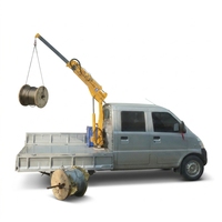 Grue à flèche mobile électrique de 0,5 tonne la plus vendue avec élingue à câble métallique, construction en acier, garantie 1 an