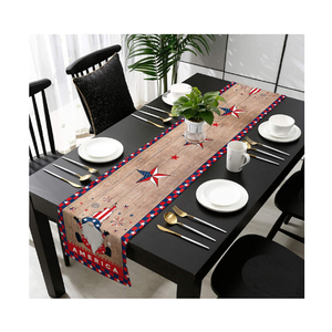 Khăn Trải Bàn Giáng Sinh Bằng Vải Lanh Cotton In Kỹ Thuật Số Thăng Hoa Chất Lượng Cao Tùy Chỉnh Từ Nhà Máy Trực Tiếp - Product Image 4