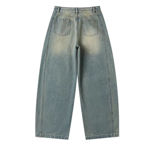 Pantaloni <span class=keywords><strong>Lunghi</strong></span> da Donna, <span class=keywords><strong>Jeans</strong></span> <span class=keywords><strong>Larghi</strong></span> Strappati con Grafiche, Gamba Larga Casual Lavato per Estate Autunno Primavera. - Product Image 5