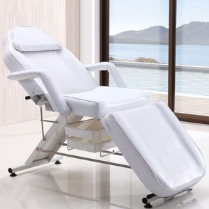 <span class=keywords><strong>Table</strong></span> de <span class=keywords><strong>massage</strong></span> manuelle multifonctionnelle portable et confortable en PU et acier inoxydable pour tatouage, cils, beauté, pliable et réglable, SPA - Product Image 3