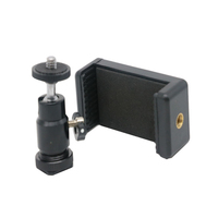 Mini caméra berceau trépied rotule stabilisateur support lumière Flash support support support 1/4 pouces adaptateur de chaussure chaude avec Clip