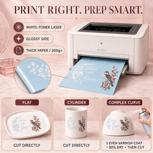 Carta per Trasferimento Decalcomanie a Scivolo d'Acqua Laser A.DSon con Stampa su Sfondo Blu <span class=keywords><strong>Testo</strong></span> o Immagini Bianche Modello 506B Stampa Digitale - Product Image 3
