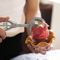 Kingwise – Ensemble de cuillères à glace en acier inoxydable écologiques avec logo personnalisé, cuillère à melon et outil à glace pour la cuisine