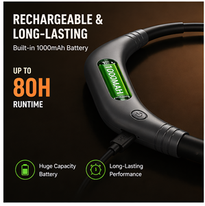 Lámpara de Lectura LED Recargable por USB de 80 Horas, Lámpara de <span class=keywords><strong>Libro</strong></span> Portátil para Leer al Aire Libre, Correr de Noche, Estudiantes y Uso Doméstico - Product Image 4