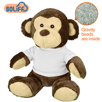 Jouet Animal en peluche léger et créatif, peluche OEM 4lb, Animal lesté, ours, jouet d'anxiété