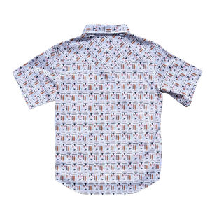 Chemise Homme Personnalisée Broderie 2026 de Haute Qualité à Manches Courtes Motif Floral Col Rabattu Décontractée - Product Image 4
