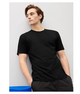 Camiseta de Cuello Redondo Personalizada de Alta Calidad, 150GSM, Lujosa, a la Moda, Transpirable, Cómoda, Holgada, Informal, para Hombre, con Logotipo Personalizado - Product Image 3