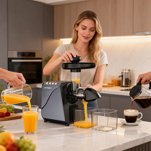 Exprimidor Automático 2 en 1 con Función - Fácil de Limpiar, Materiales Libres de BPA para una Cocina Segura - Product Image 1