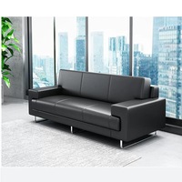 Dernier modèle de mobilier de bureau moderne sur mesure canapé sectionnel en cuir de repos canapé de luxe de bureau dans la salle d'attente
