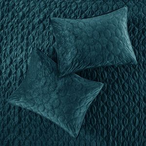 Juego de edredón de terciopelo de 3 piezas DB, ropa de cama rellena de poliéster - Product Image 3