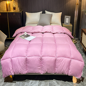 <span class=keywords><strong>Couette</strong></span> épaissie chaude en coton blanc avec plumes, couettes de lit, vente chaude d'hiver - Product Image 4