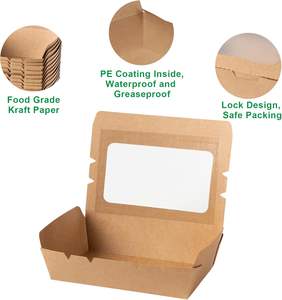 Boîte à gâteau haute en papier kraft blanc personnalisée pour boulangerie, anniversaire, Noël, emballage de cupcakes, vente en gros - Product Image 4