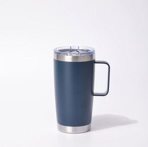 Vaso Térmico de Viaje Antiderrames con Tapa Deslizante, Compatible con Portavasos de Auto, Vaso Aislado de 20 oz, Acero Inoxidable, Regalo Promocional ASM26 - Product Image 3