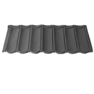 Chất Lượng Cao 1340 Mét * 420 Mét Đá Tráng Kim Loại Roof Tile Cho Biệt Thự Nhà Lợp