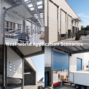 Puerta Seccional Industrial Aplicada en Almacenes Modernos, Estructura Duradera, Sellado Antipolvo, Funcionamiento <span class=keywords><strong>de</strong></span> Alta Eficiencia - Product Image 3