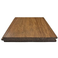 Parquet en bambou tissé carbonisé YUYOU |   Planche de taille moyenne au design traditionnel, à coller/à clouer/à agrafer, pour chambre à coucher