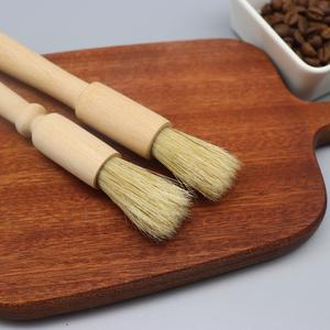 1 unidad de discos de cerdas de pelo de cerdo para molinillo de café profesional, con mango de madera y acero, para limpieza y acabado industrial/DIY ecológico - Product Image 5