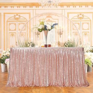 Jupe de table pour décoration de mariage, banquet, fête d'anniversaire, nappe de table, décoration d'événements de Noël - Product Image 3
