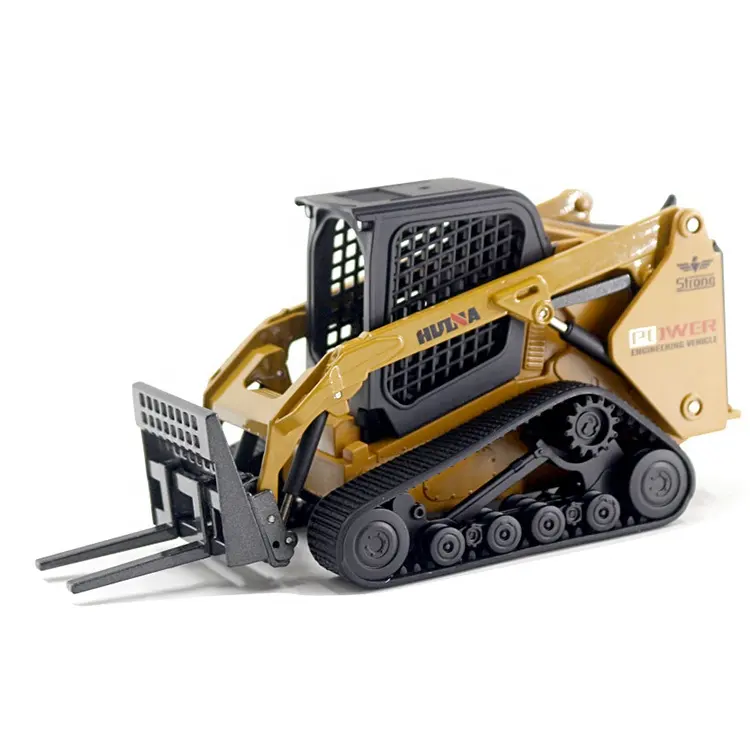 Huina 1706 1:50 Simulation Bulldozer ingénierie camion chenille Bulldozer voiture jouets alliage moulé sous pression métal 1/50 modèle chariot élévateur moulé sous pression