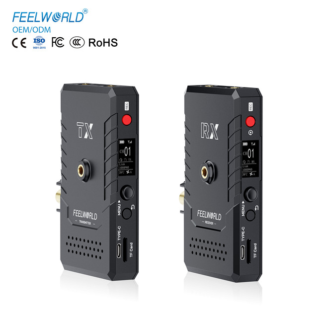 FEELWORLD WTRS Wireless Video and Image Transmission 4K30 SDI HDMI One TX 4 RX Full Duplex Intercom UVC Live Stream OEM Service