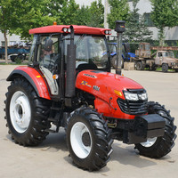 504 Tracteur forme Chine 50HP 45HP 55HP 60HP 4X4 4WD CE approuvé ferme double forte boîte de vitesses diesel mini tracteur wd-40 wd40 40wd