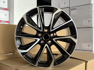 ล้อแม็กซ์สีดำขนาด 15 16 17 18 นิ้ว 4x100 5x100 5x114.3 อัลลอย ET 35-45 มม. ลายหลายก้าน หน้าเจียรดำ สำหรับรถยนต์โตโยต้า โคโรลล่า - Product Image 2