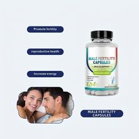 Capsules de fertilité masculine HDK OEM ODM avec racine de maca, algues marines, iode et vitamines pour la santé reproductive, l'énergie et le bien-être des hommes