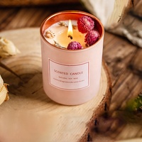 Bestseller Getrocknete Blumen im Glas Duftkerzen Heimdekoration Sojawachs-Duftkerzen Stressabbau-Geschenke für Frauen für Feiertage und Bars
