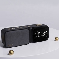 Tendance 2024 : Horloge LED 3-en-1 avec haut-parleur, barre de son et radio FM pour la maison, la voiture, les fêtes et le sommeil
