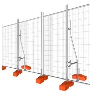 Trung Quốc Nhà Máy Cung Cấp Tùy Chỉnh Kích Thước 6X12 Có Thể Tháo Rời <span class=keywords><strong>Temp</strong></span> Hàng Rào Tấm 3D Hàng Rào Tạm Thời Cho Trellis Xây Dựng Xây Dựng Trang Web - Product Image 2