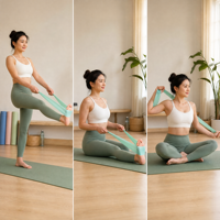 Ensemble de 5 bandes de résistance en latex pour entraînements à domicile, studios de yoga, centres de remise en forme, réadaptation, musculation et étirements, de 5 à 25 livres