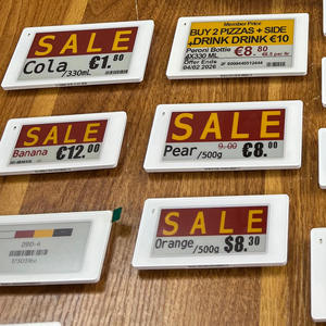 ป้ายราคาอิเล็กทรอนิกส์พร้อมอุปกรณ์เสริมพลาสติก ESL RFID ป้ายราคาดิจิทัลสำหรับซูเปอร์มาร์เก็ต ป้ายอัจฉริยะ E-Ink Epaper สำหรับร้านค้า - Product Image 1