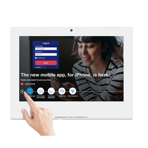 8" L-Shaped Professional Android 8.1 Tablet RK3288 Processor 16GB <b>Memory</b> Anti-Theft Features LED Lights Optional POE Use - Product Image 5