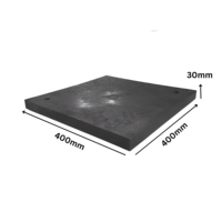 Plaque de nivellement pour conteneur maritime, capacité de charge de 45 tonnes, 100 % plastique recyclé, pour la stabilisation sur les terrains inégaux et souples