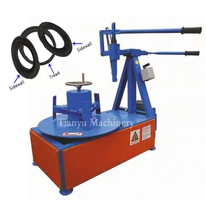 Good Price Manual Double Side Wall Bilateral Tire Bead Ring Circular Cutter Machinery Equipment Used Car Tire Cutter