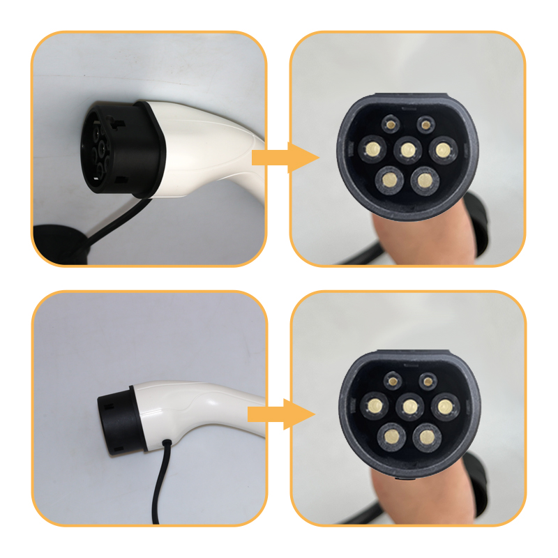 32a 22kw 3 Фазный кабель для зарядки автомобиля Type2 To Type2